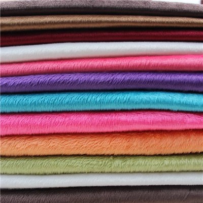 100% Polyester For Pillows Baby Blanket Bedding Fleece Soft Velboa Fabric