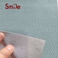 Synthetic Leather Fabric Pearl PVC Leather Fabric Knitted Backing Fashion China Supplier